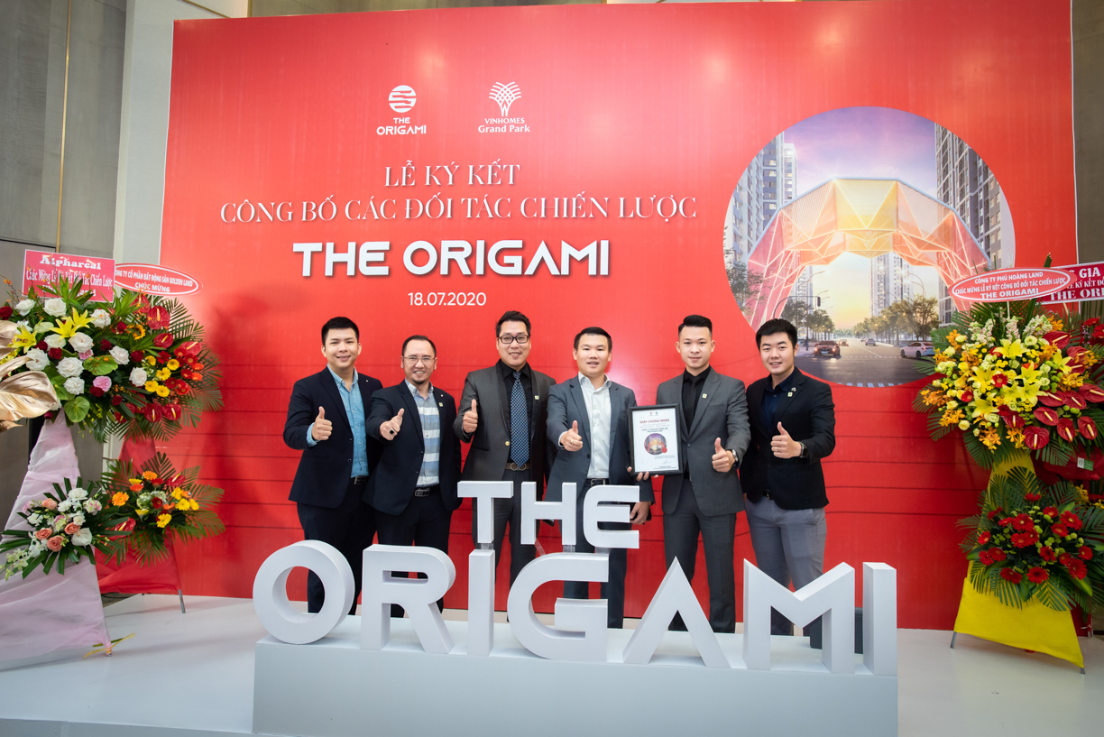 Lễ ký kết phân phối The Origami – Vinhomes Grand Park